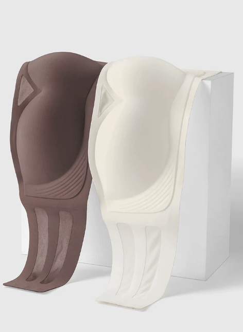 strapless bras in coffee brown and ivory white – backless push-up padded bras by The Seventh Muse