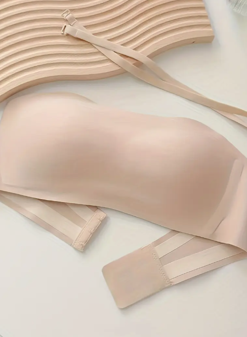 Feather Touch Strapless Bra – Wireless, Seamless, Backless | Medium Support & Padded Comfort
