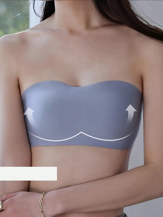 Feather Touch Strapless Bra – Wireless, Seamless, Backless | Medium Support & Padded Comfort