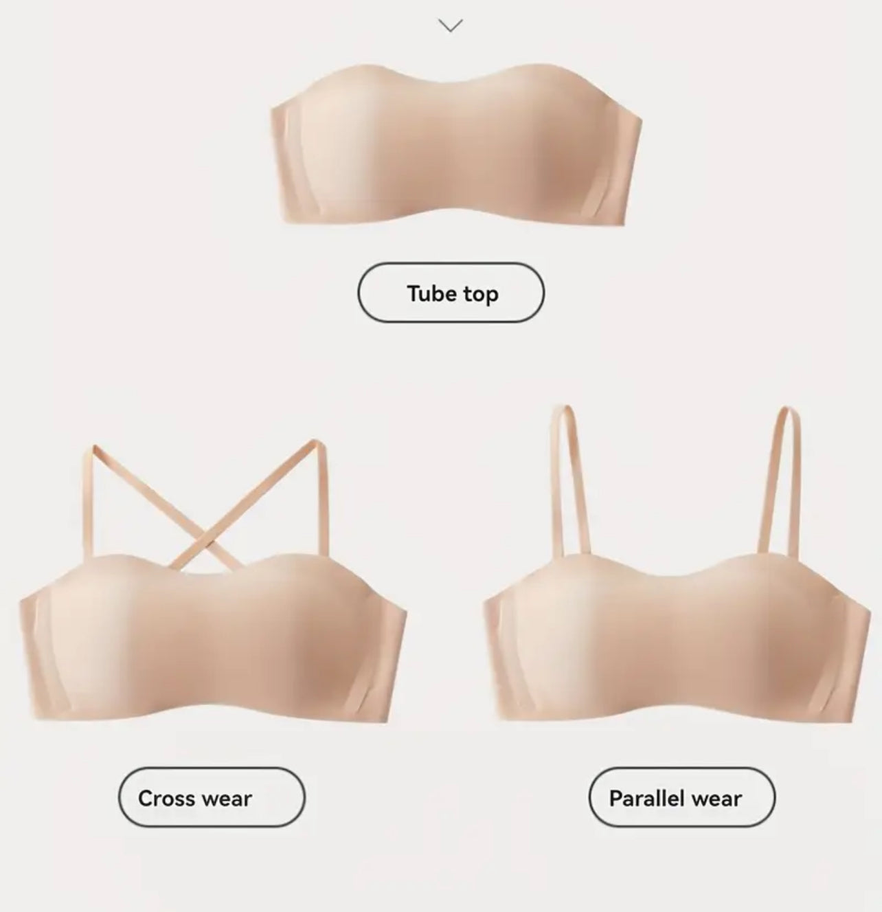 Feather Touch Strapless Bra – Wireless, Seamless, Backless | Medium Support & Padded Comfort