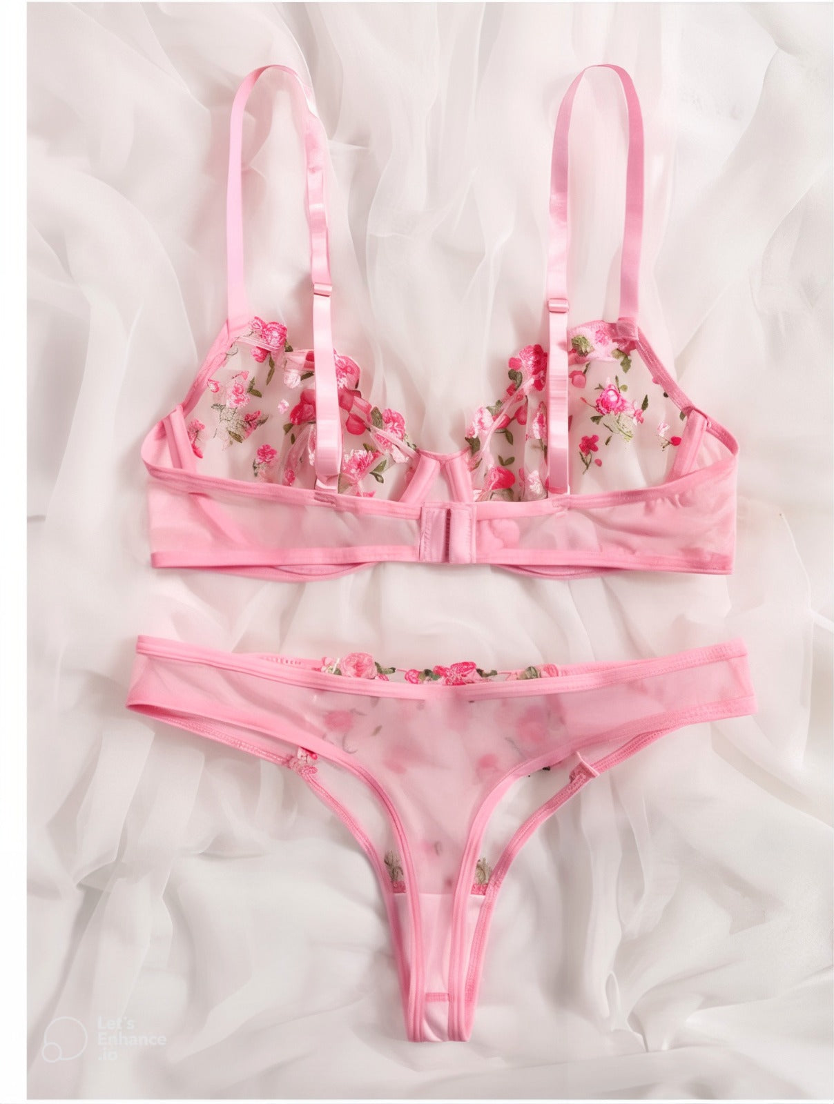 The Blush Spell Lace Lingerie Set – Light Pink