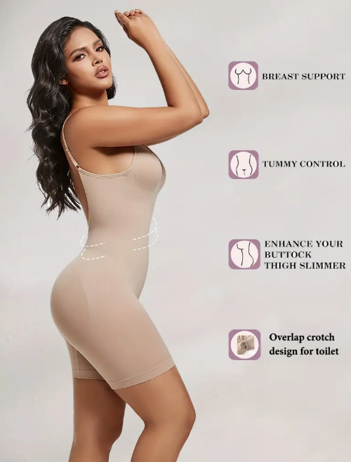 Flawlessly Sculpted Shapewear Bodysuit - High Support & Tummy Control
