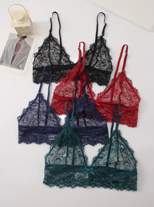 Thalia Rouge – Red Lace Bralette