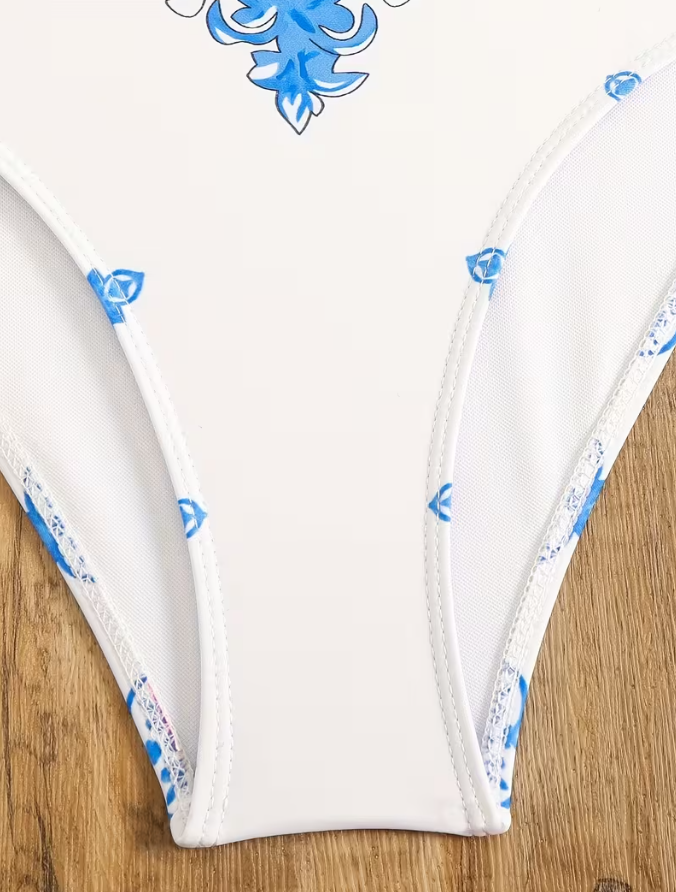 Azure Riviera One-Piece Swim Set