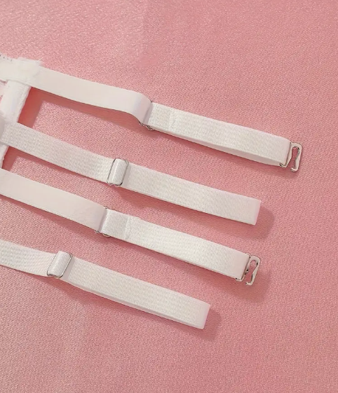 Calliope’s Whim – White Lace Tube Lingerie Set