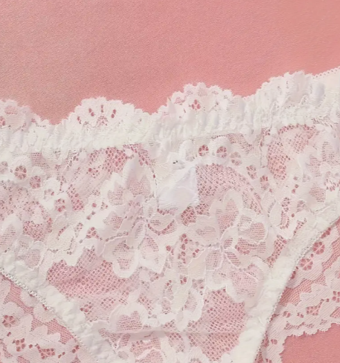 Calliope’s Whim – White Lace Tube Lingerie Set