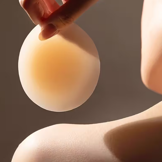 4pcs Silicone Nipple Covers – Invisible, Breathable & Sweat-Proof Breast Patches | The Bare Muse Collection
