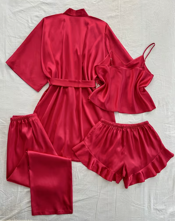 Satin Grace 4-Piece Lounge Set