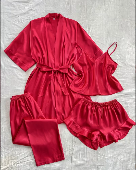 Satin Grace 4-Piece Lounge Set