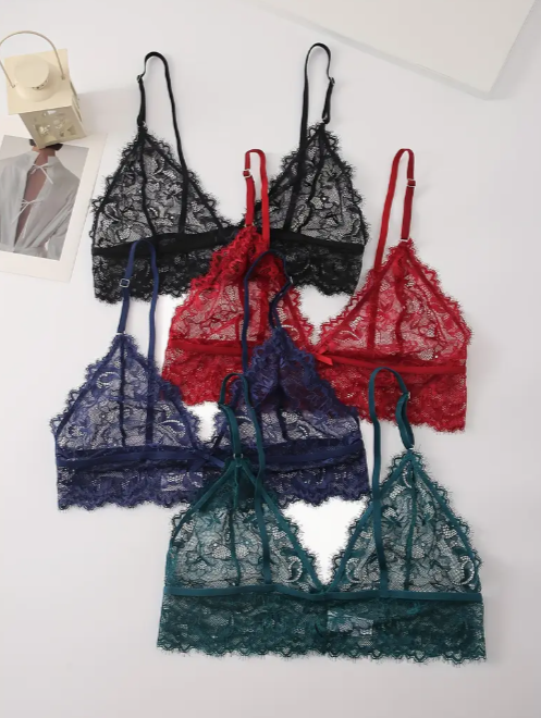 Thalia Rouge – Red Lace Bralette