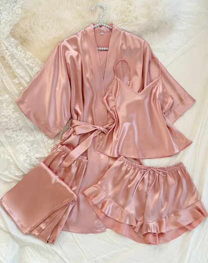 Blush Satin Nightwear Set