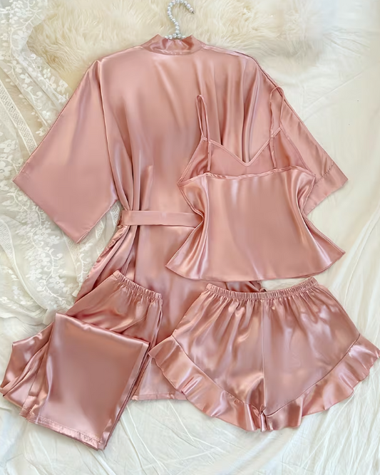 Blush Satin Nightwear Set