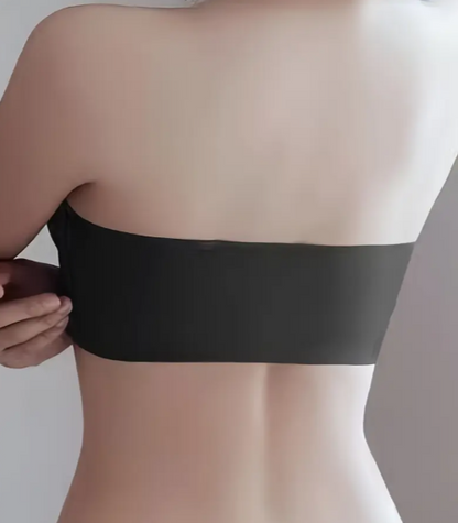 Front Closure Push-Up Bra – Wireless, Backless & Seam-Free Fit Black
