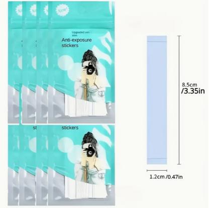 32 pcs Gentle Double-Sided Body & Clothing Tape – Strong Hold, Invisible Fashion Tape for Women’s Clothes & Skin, Sweatproof & All-Weather Use