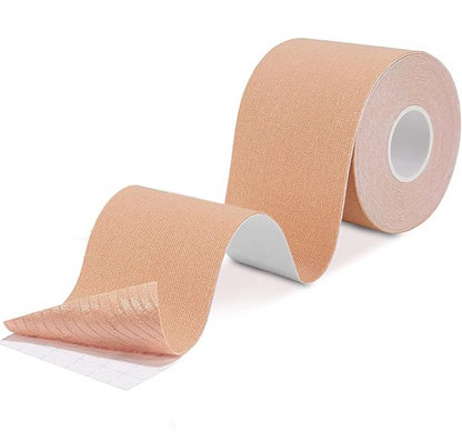 Invisible Adhesive Breast Lift Tape – Nude, 5m | Strapless Push-Up Support