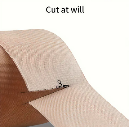 Invisible Adhesive Breast Lift Tape – Nude, 5m | Strapless Push-Up Support
