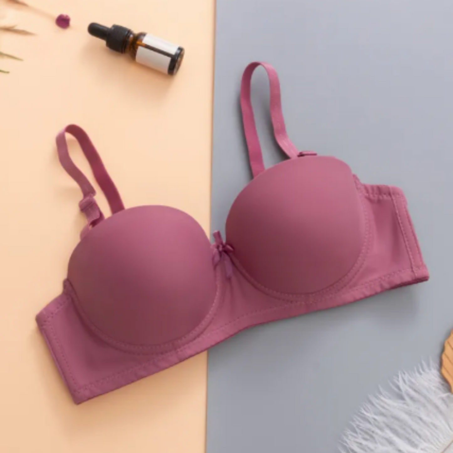 Contour Muse Women's Padded Underwire Bra – Smooth Spandex | Lift & Support