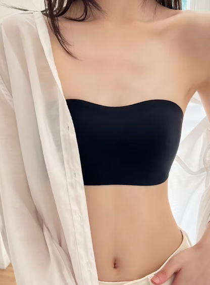 Feather Touch Strapless Bra – Wireless, Seamless, Backless | Medium Support & Padded Comfort