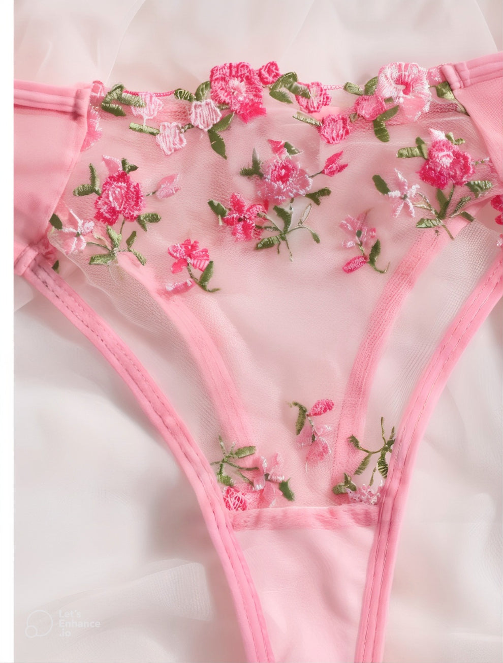 Nyroka The Blush Spell Lace Lingerie Set – Light Pink — Bras and Panty Sets — view 4