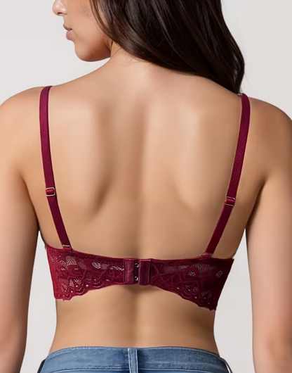 Scarlet Lace Push-Up Bra