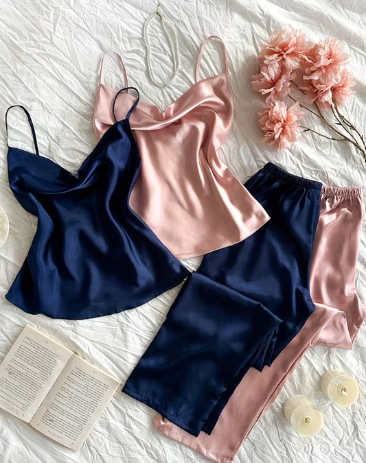 Satin Lounge Pajama Set