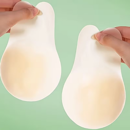 MuseLift Invisible Silicone Bunny Ups– Strapless Push-Up Adhesive Bra (2Pcs)