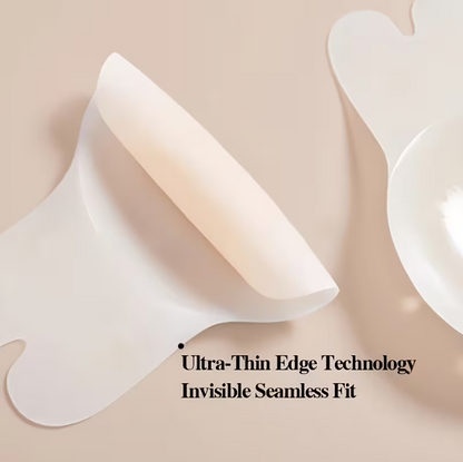 MuseLift Invisible Silicone Bunny Ups– Strapless Push-Up Adhesive Bra (2Pcs)