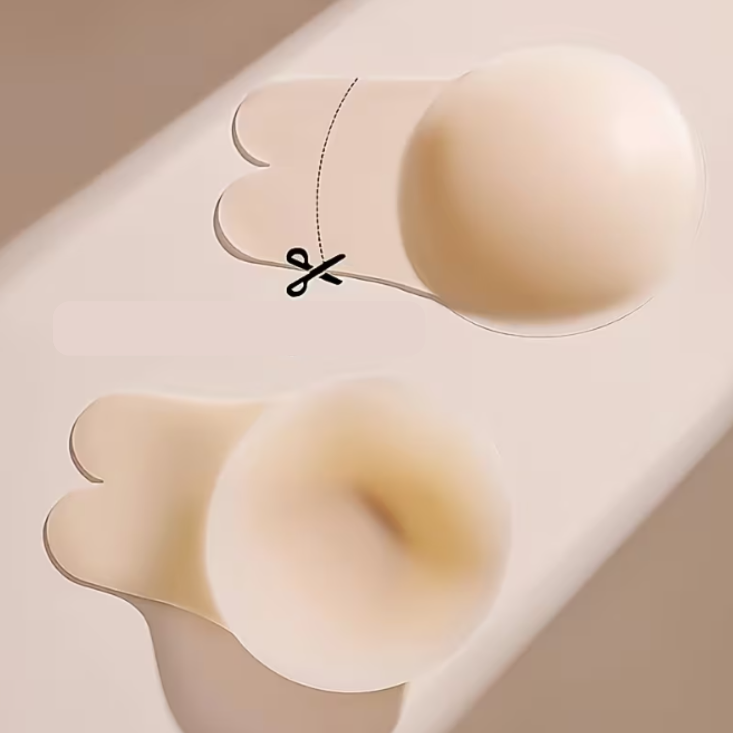 MuseLift Invisible Silicone Bunny Ups– Strapless Push-Up Adhesive Bra (2Pcs)