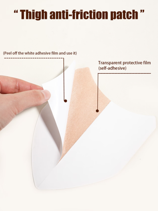 Self-Adhesive Anti-Chafing Thigh Patches