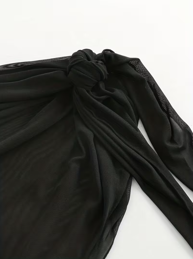 Coastal Sheer Tie-Up Sarong