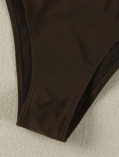 Noir Soleil Bandeau Bikini Set