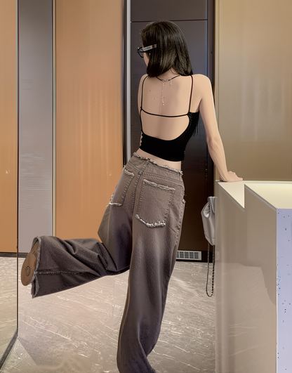 Backless Padded Camisole Top