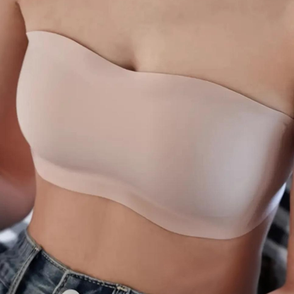 Feather Touch Strapless Bra – Wireless, Seamless, Backless | Medium Support & Padded Comfort