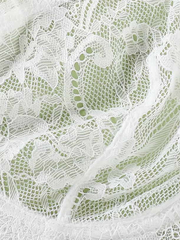Selene Eyelash Lace Bralette & Brief Set
