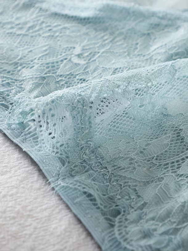 Selene Eyelash Lace Bralette & Brief Set