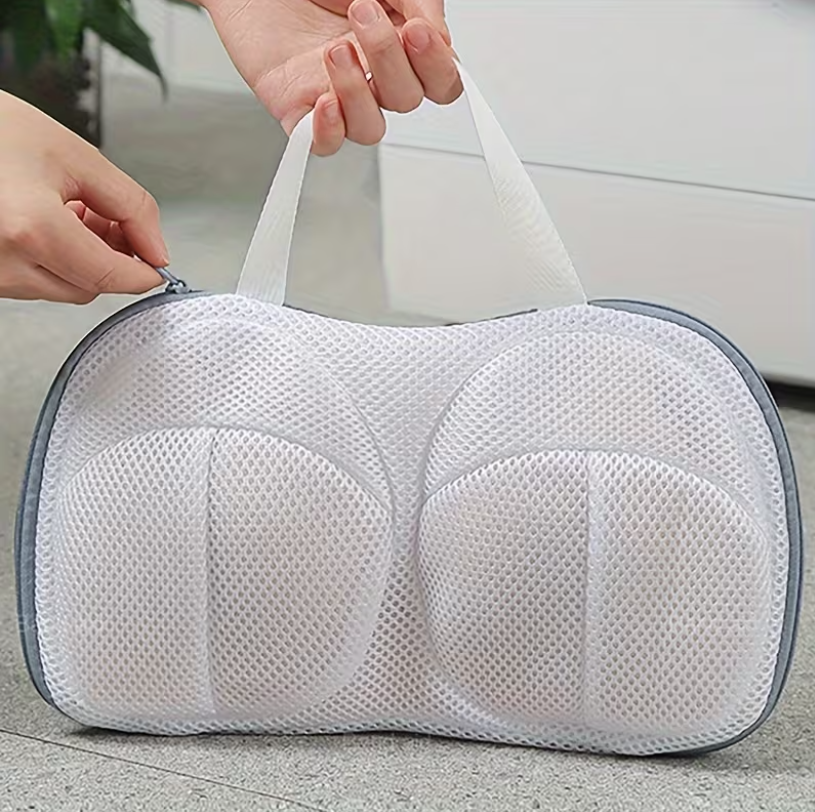 1pc Mesh Bra Laundry Bag – Anti-Deformation Underwear Washing Bag for Machine Wash & Travel