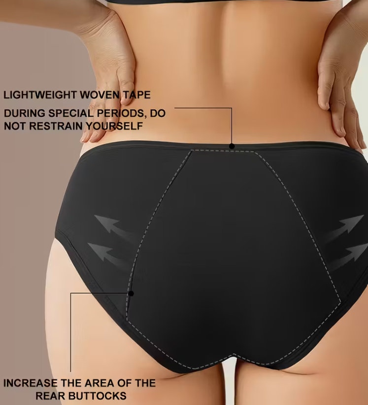 Period Panties – Breathable Full-Coverage, Leakproof Side Briefs