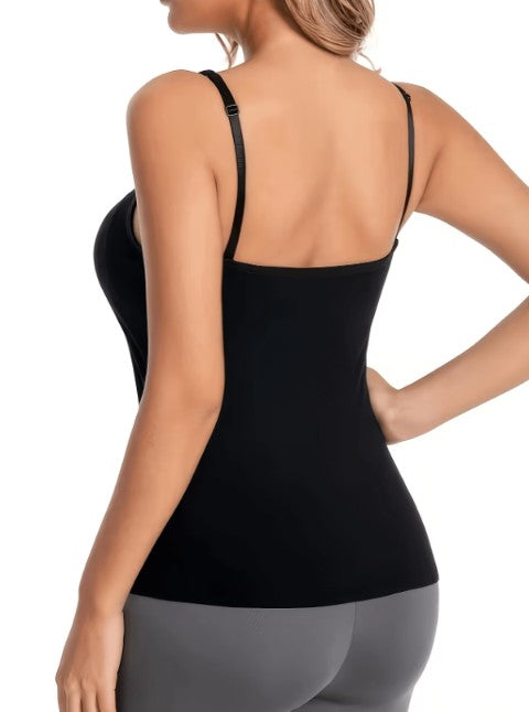 The Invisible Support 3D Padded Camisole – Noir Black