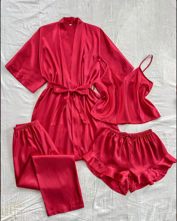 Satin Grace 4-Piece Lounge Set