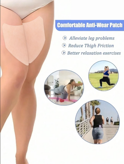 Self-Adhesive Anti-Chafing Thigh Patches